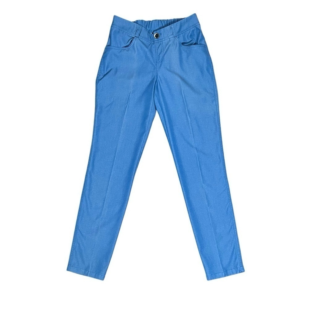 IMAN Pull-on Women’s Stretch Elastic Dress Pants Straight Leg Classic Pockets Sm